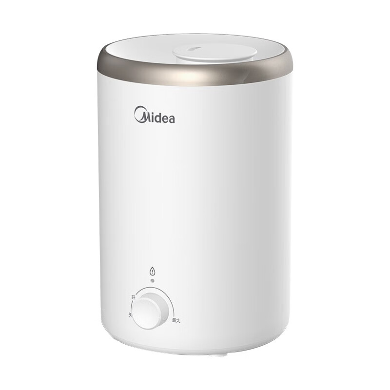 美的（Midea） SC-3E25X 室内小型 家用静音 加湿器 2.5L 单台装 （单位: 台） 白色