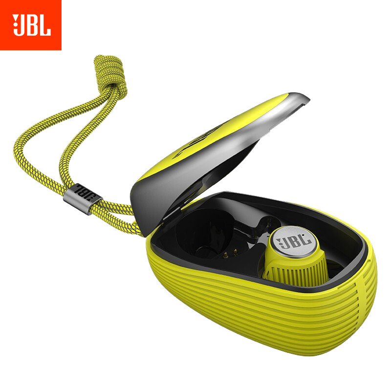 JBL(JBL) 耳机/耳麦 X600TWS 蓝牙耳机 真无线耳机 无线运动耳机 防水防汗 琥珀黄 (单位: 副 规格: 一副装)