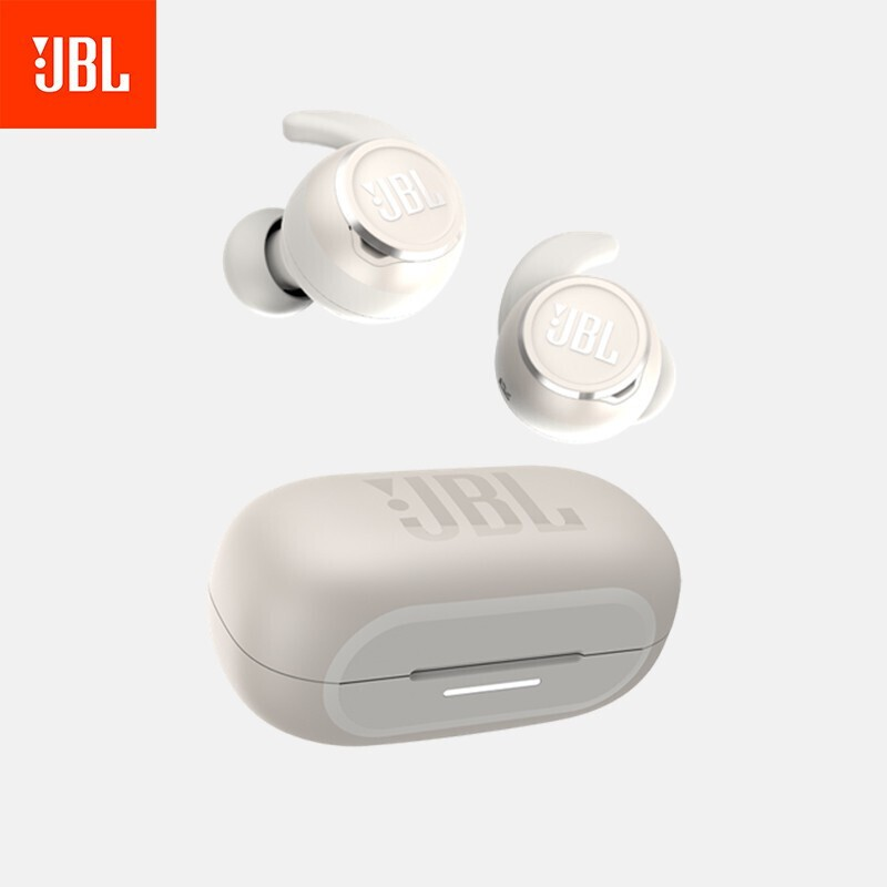 JBL(JBL) 耳机/耳麦 MINI NC 蓝牙耳机 主动降噪真无线耳机 无线运动耳机 防水防汗 冰川白 (单位: 副 规格: 一副装)