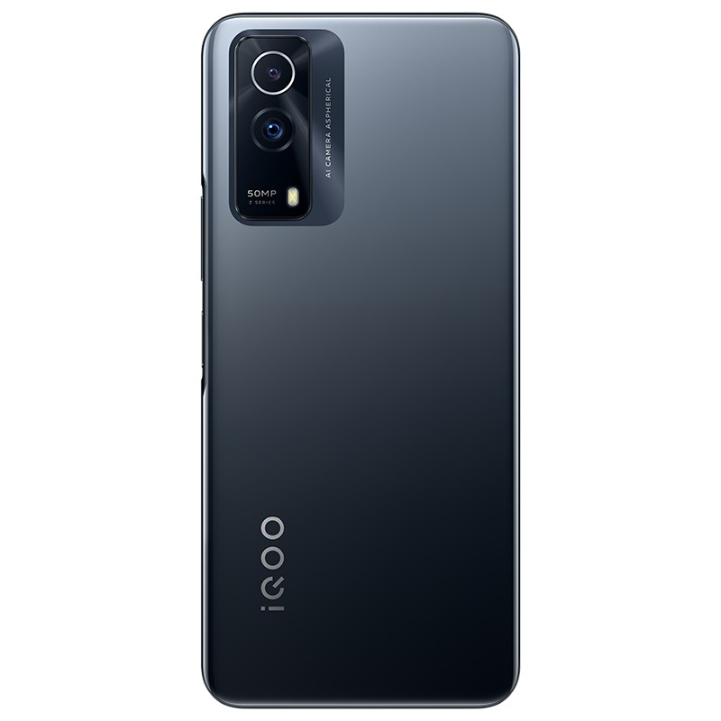 vivo iQOO Z5x 8GB+128GB 透镜黑 44W闪充 5000mAh大电池 120Hz高刷屏 双模5G全网通手机iqooz5x
