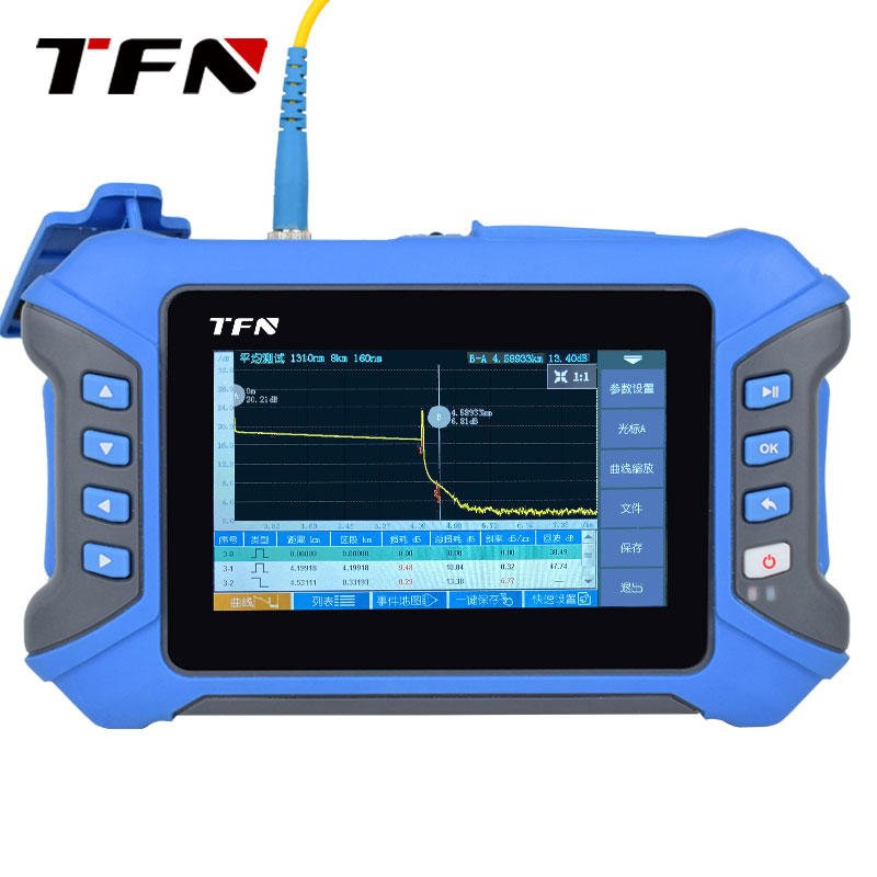 TFN(TFN) 网络仪表仪器 F1 OTDR 光时域反射仪高精度光纤光缆断点检测仪手持式触摸屏 (单位: 台 规格: 单台装)
