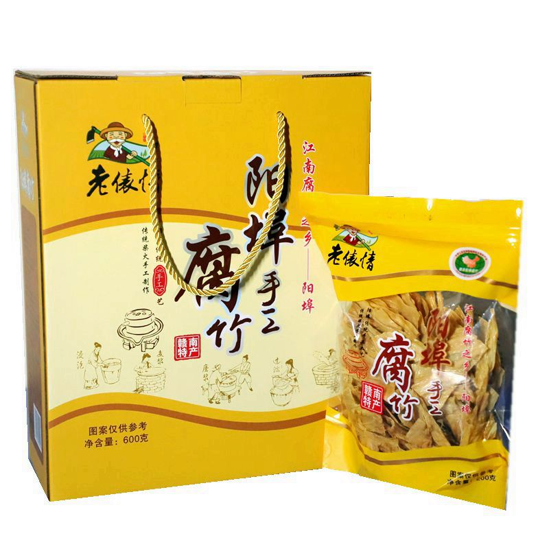 老俵情 阳埠 腐竹 600g/盒 （单位: 盒）