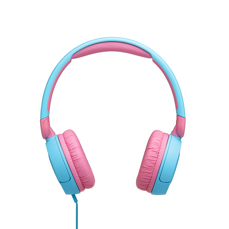JBL(JBL) 耳机/耳麦 JR310 蓝色 头戴式儿童耳机 学生学习网课耳机 线控带麦克风低分贝儿童耳麦 海洋蓝 (单位: 副 规格: 一副装)