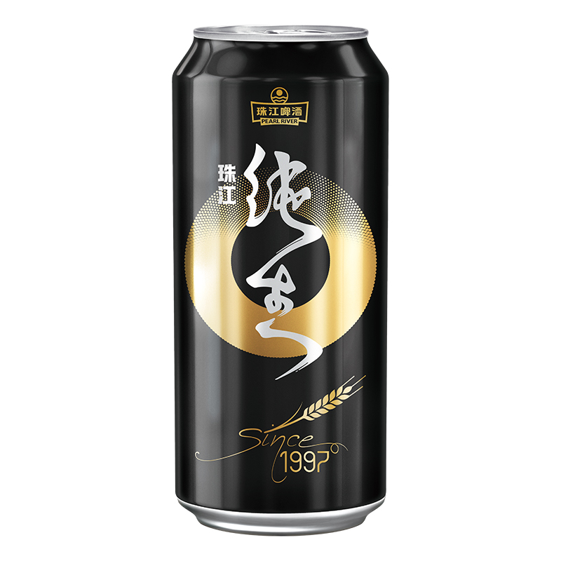珠江啤酒(PEARL RIVER) 啤酒 9°P珠江97纯生啤酒 (单位: 箱 规格: 500ml*12罐)