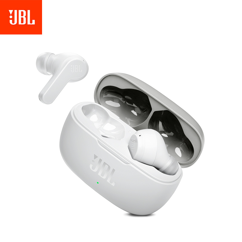 JBL Wave 200TWS真无线半入耳式蓝牙耳机 音乐运动耳机 蓝牙5.0 苹果华为小米手机通用 象牙白全球版