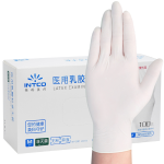 英科医疗 乳胶手套 M码 医用一次性乳胶手套(单位: 盒 规格: 单盒装 100只/盒)